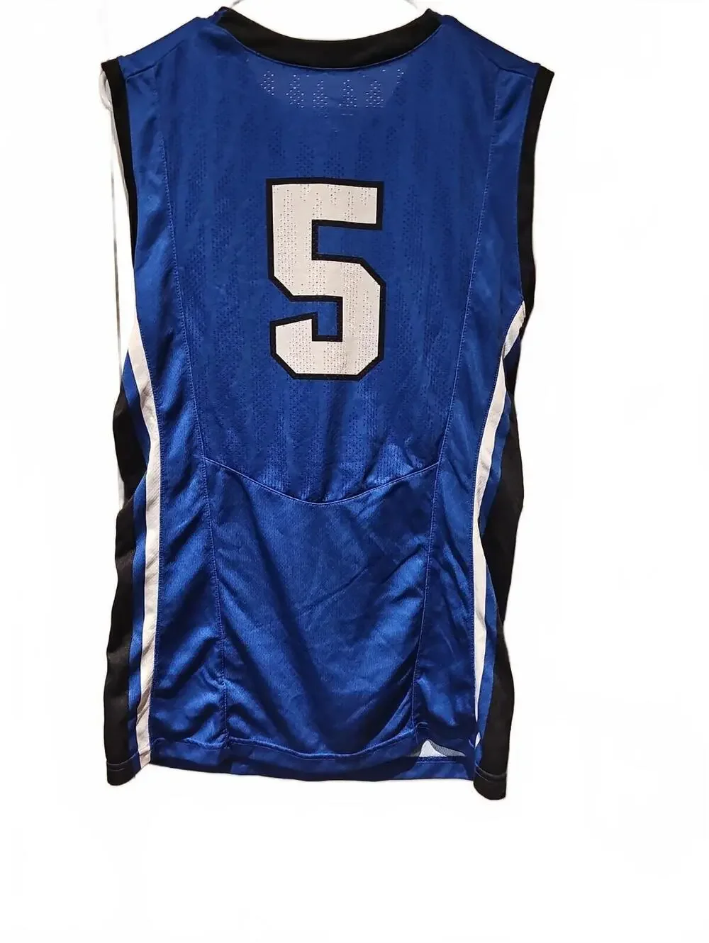 Nike Basketball Jersey Mens M Blue Boys Town #5 Team Mesh Sleeveless